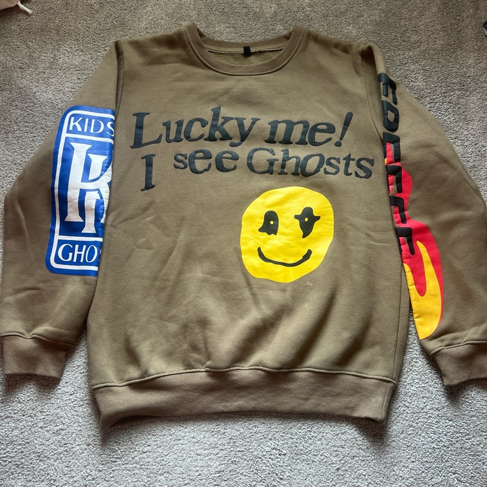 Brown Graphic Women’s Sweater